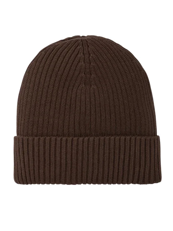 rib cotton beanie