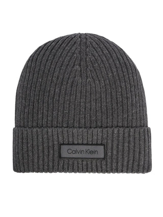 rib cotton beanie LV04D8053G P7H Calvin Klein Accessori 