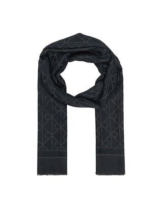 emblem aop glossy tonal scarf LV04F8096G UB1 Calvin Klein Accessori 