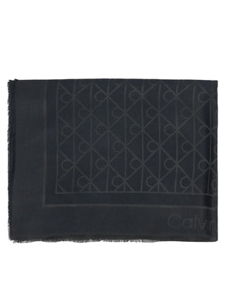 emblem aop glossy tonal scarf LV04F8096G UB1 Calvin Klein Accessori