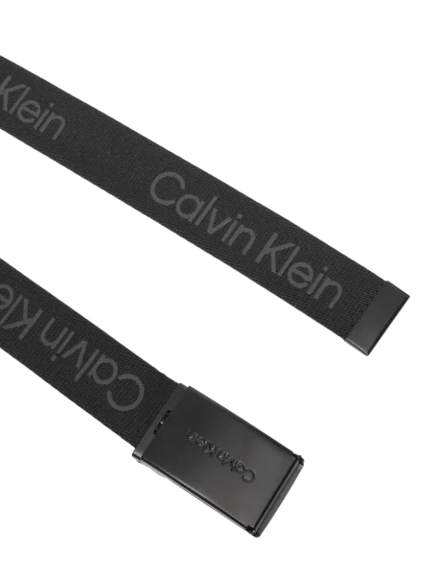 Calvin Klein Jeans cintura unisex bambino con logo nero IU0IU00667 BEH Calvin Klein Jeans