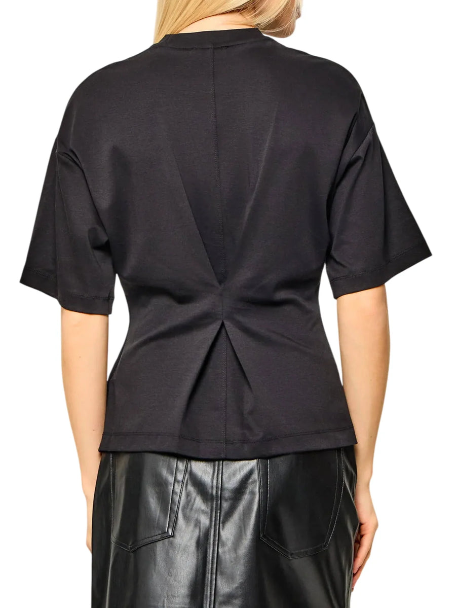 Calvin Klein Jeans T-shirt donna manica corta in cotone nero LV047H210G UB1 Calvin Klein Jeans 