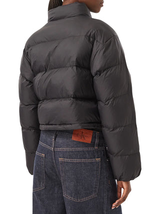 Calvin Klein Jeans piumino crop donna Essential nero LV047H503G UB1 Calvin Klein Jeans 