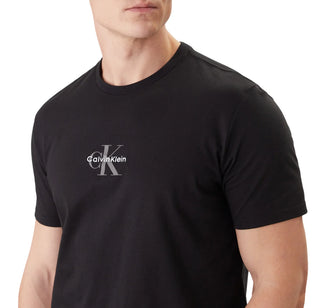 Calvin Klein Jeans T-shirt manica corta con logo uomo nero LV04RB866G UB1 Calvin Klein Jeans