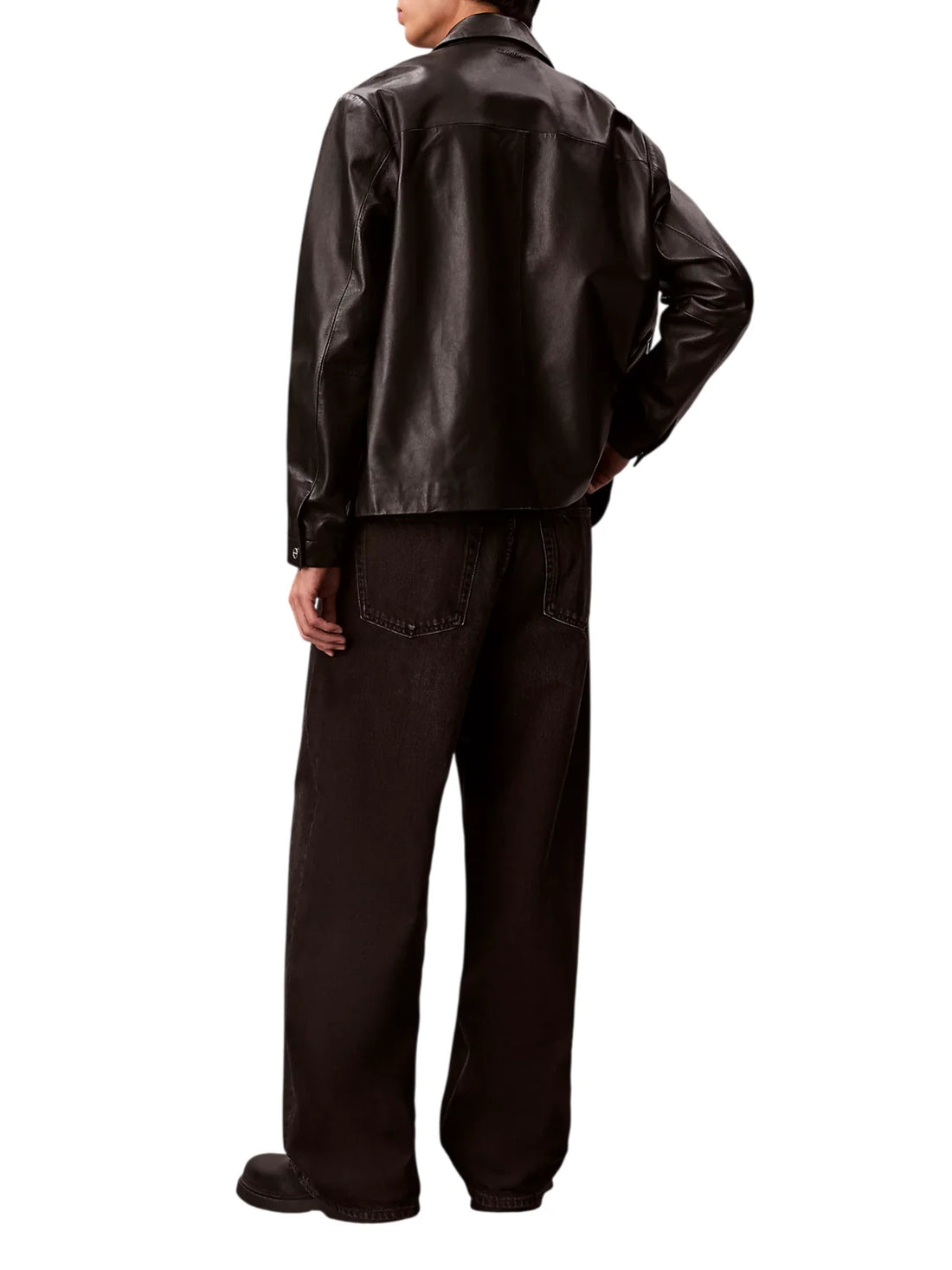 Calvin Klein Jeans jeans uomo baggy in denim nero