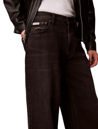 Calvin Klein Jeans jeans uomo baggy in denim nero LV04RF778G XB0 Calvin Klein Jeans 