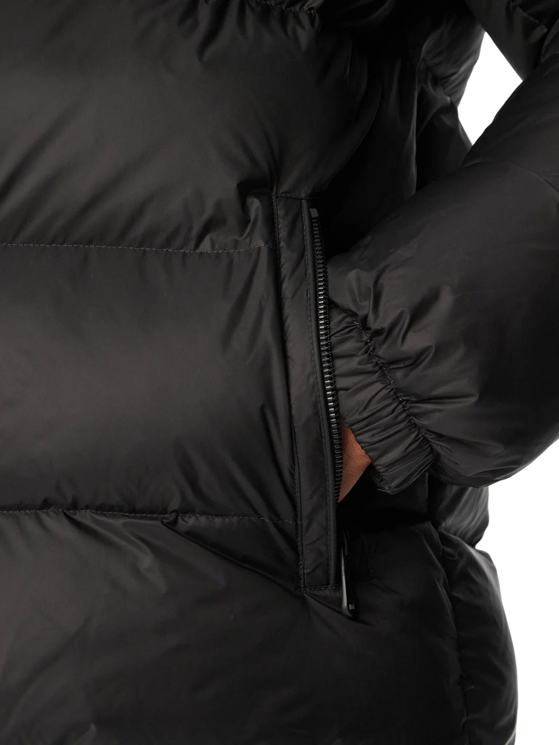 Calvin Klein Jeans piumino trapuntato uomo con cappuccio nero