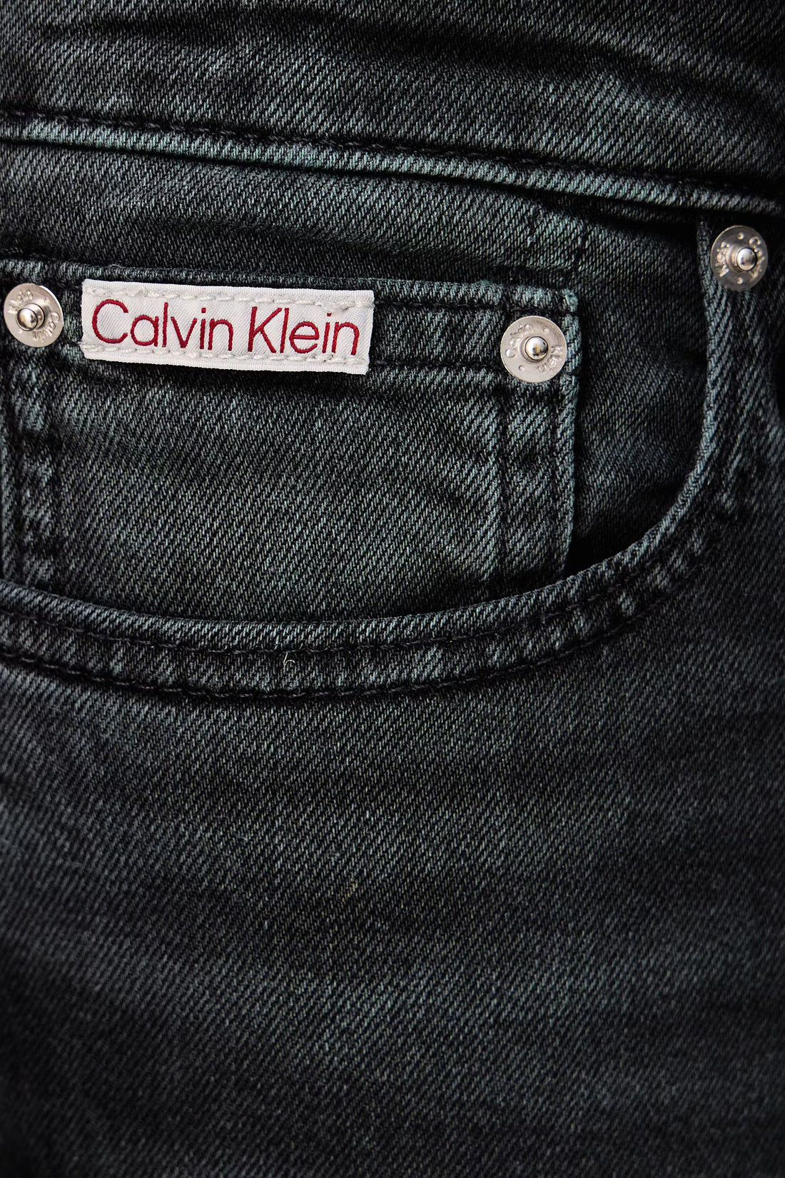 Calvin Klein Jeans jeans uomo slim in denim stretch lavaggio nero