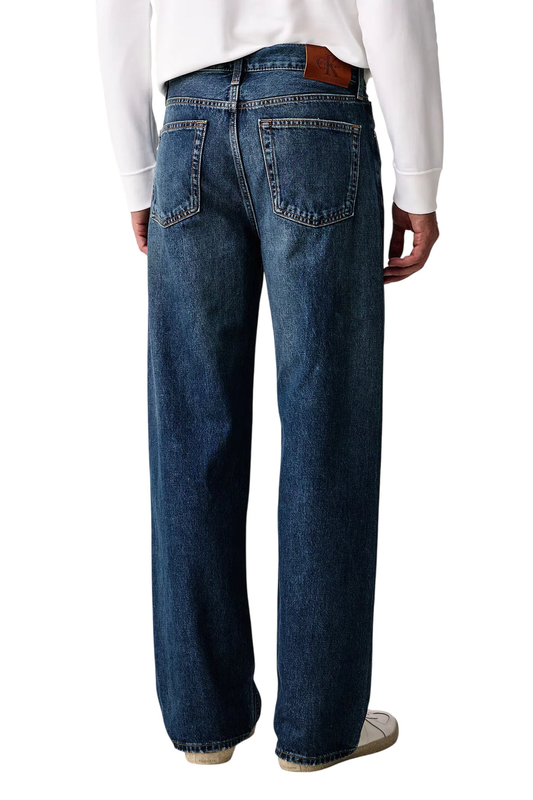 Calvin Klein Jeans jeans uomo Baggy Tidal in denim lavaggio medio