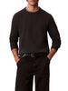 Calvin Klein Jeans felpa uomo con patch logo antracite