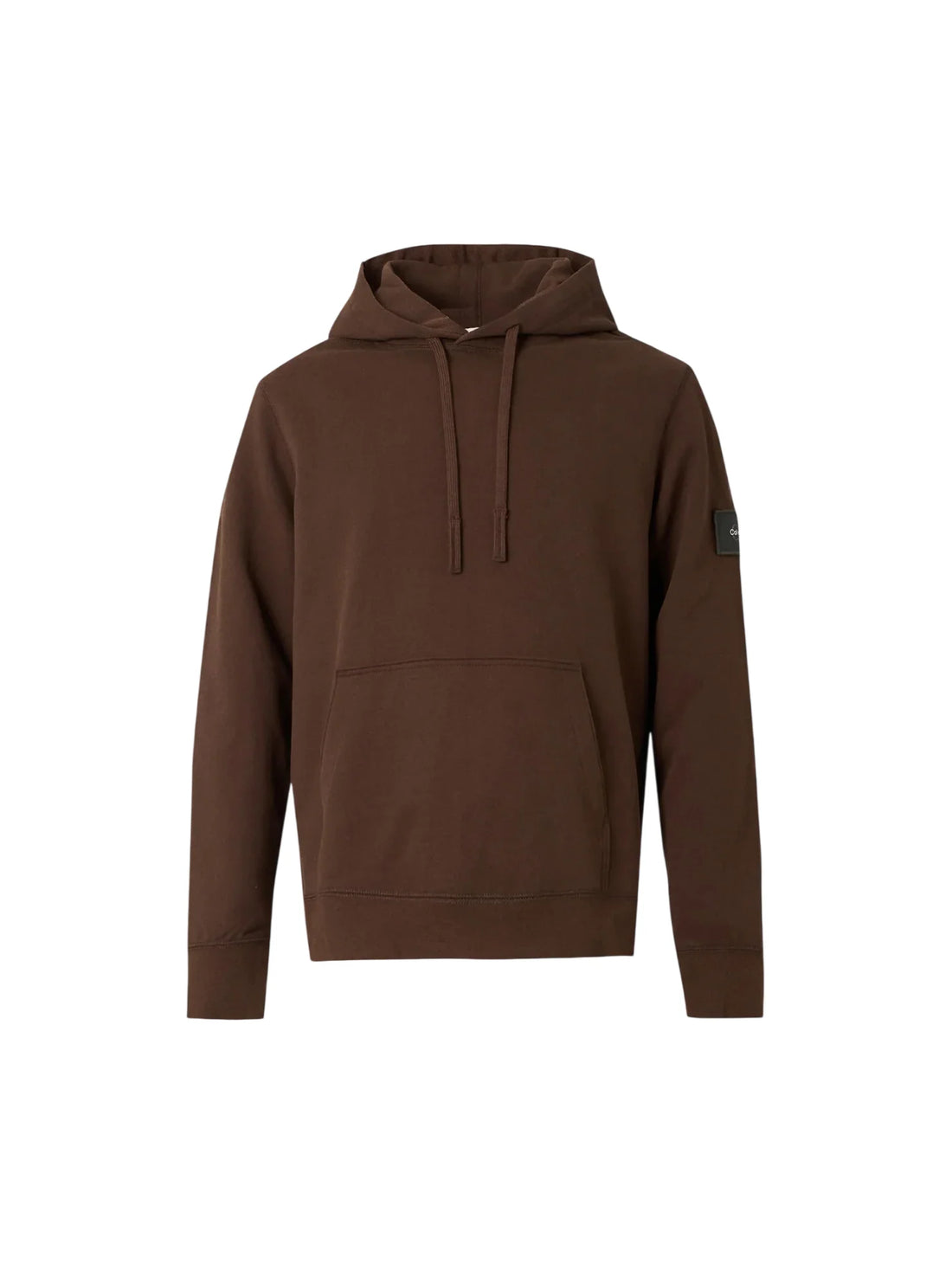 Calvin Klein felpa con cappuccio uomo marrone