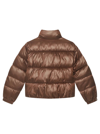 Calvin Klein Jeans piumino imbottito bambina Minime marrone LVCKTJM01G HJQ Calvin Klein Jeans 