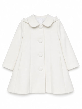 Colori Chiari cappotto elegante neonata con cappuccio panna FN118847-4729 20 COLORICHIARI 