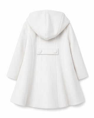 Colori Chiari cappotto elegante neonata con cappuccio panna FN118847-4729 20 COLORICHIARI