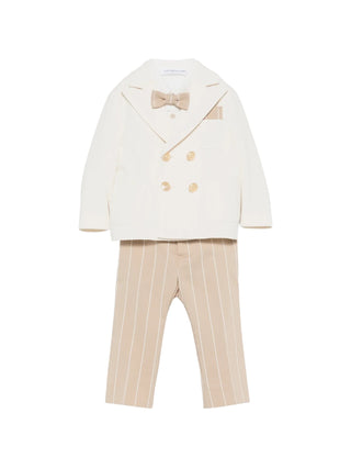 Colori Chiari completo elegante neonato giacca doppiopetto panna beige MN508694-4988 20 COLORICHIARI 