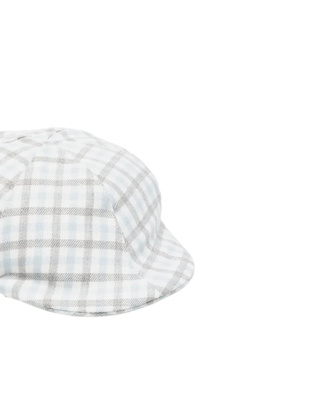 Colori Chiari cappello neonato in fantasia check celeste