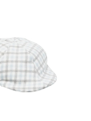 Colori Chiari cappello neonato in fantasia check celeste MN928664-5010 51 COLORICHIARI