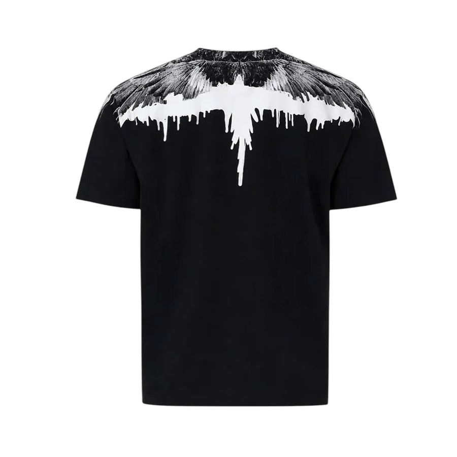County of Milan T-shirt bambino manica corta stampa iconica nero bianco CMJBTH038 110 COUNTY OF MILAN