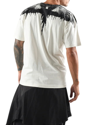 County of Milan T-shirt uomo manica corta stampa iconica panna CMMATH083 412 COUNTY OF MILAN