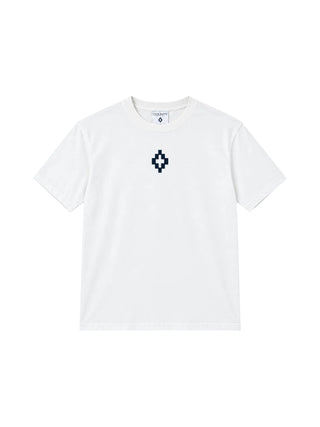 County of Milan T-shirt uomo manica corta panna CMMATH102 412 COUNTY OF MILAN 