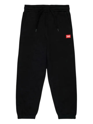Diesel pantaloni joggers bambino patch logo nero J02461-OGEAD K900 DIESEL 