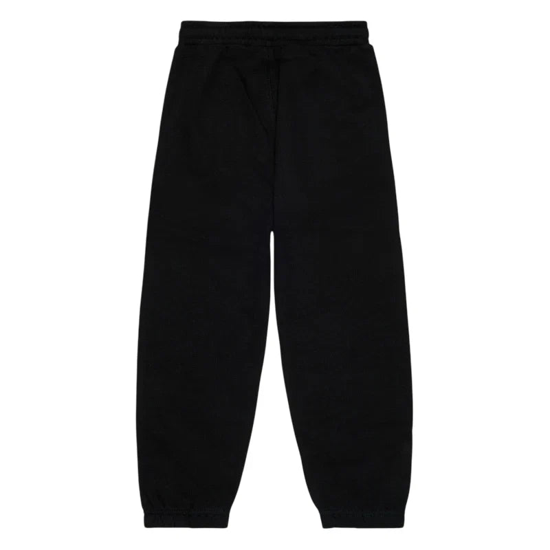 Diesel pantaloni joggers bambino patch logo nero