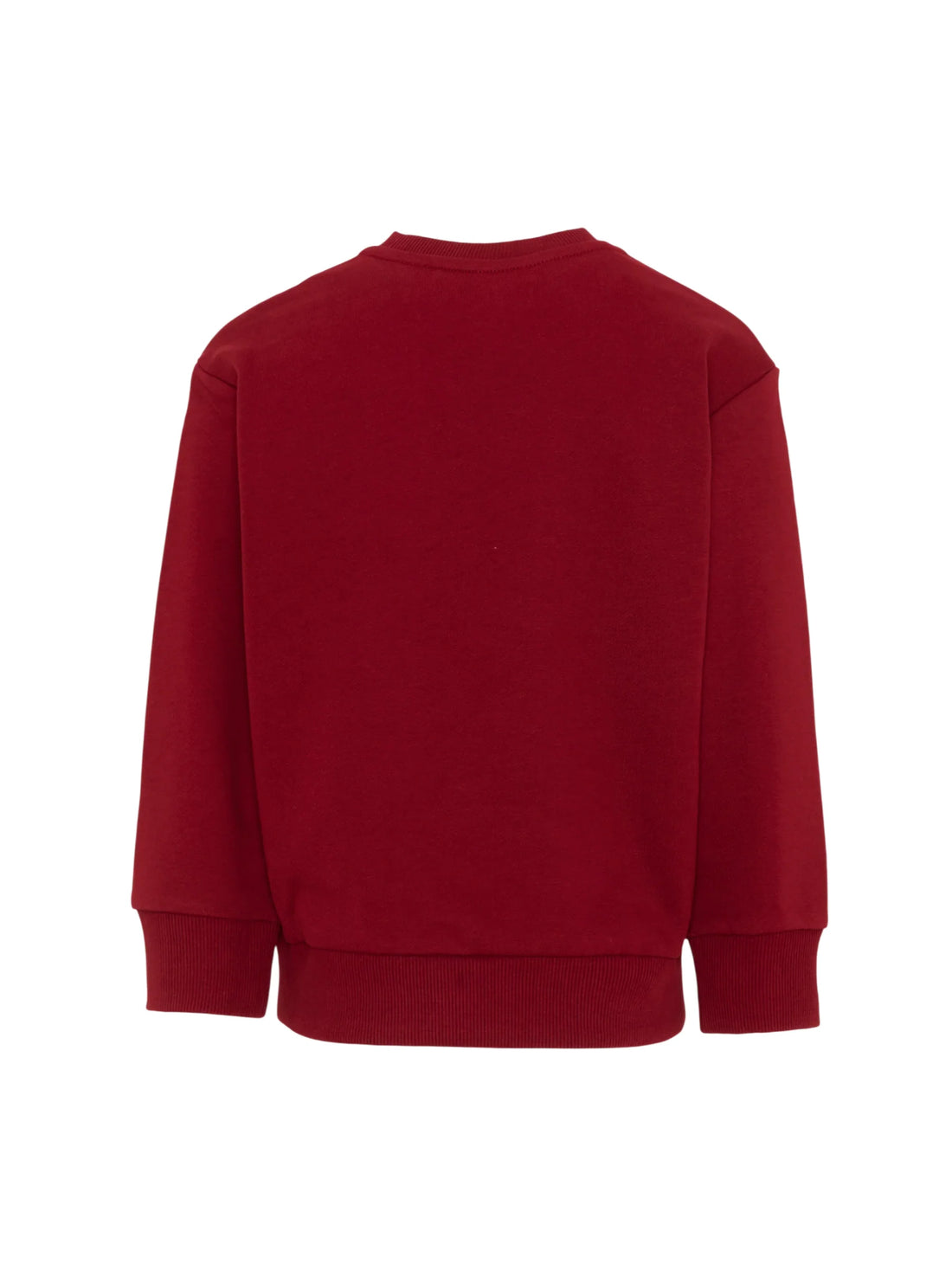 Diesel felpa bambino stampa logo bordeaux