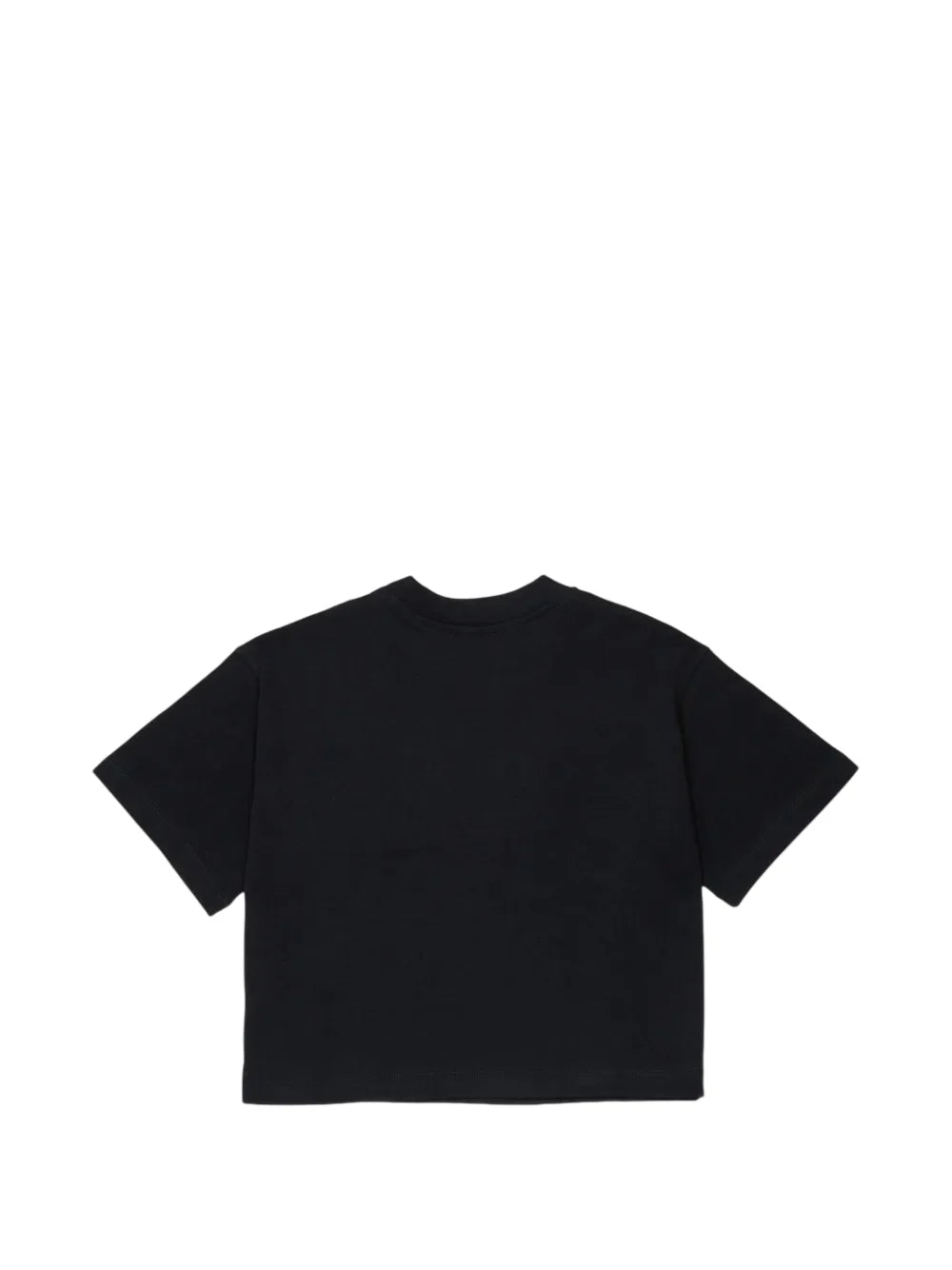 Diesel T-shirt bambina manica corta con logo iconico nero