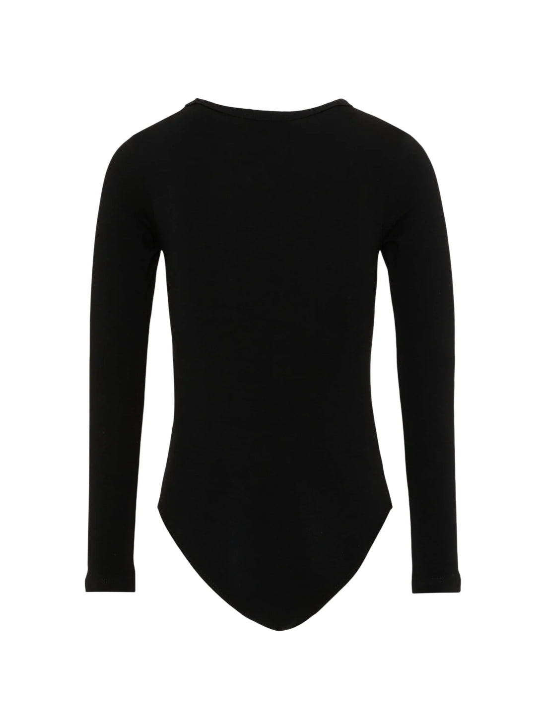 Diesel body manica lunga bambina con logo nero