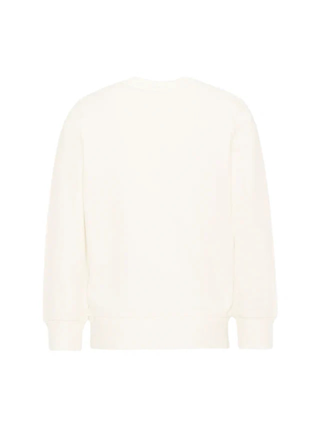 Diesel felpa unisex bambino logo flock panna J02973-KYAVF K141 DIESEL