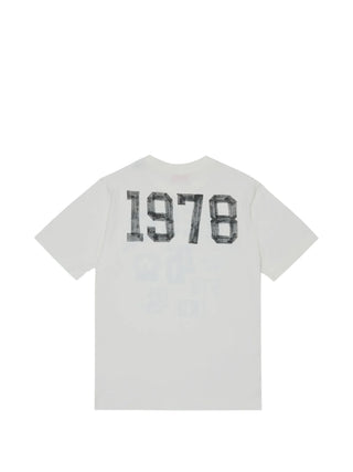 Diesel T-shirt bambino manica corta stampa logo panna J02993-KYA1Y K141 DIESEL