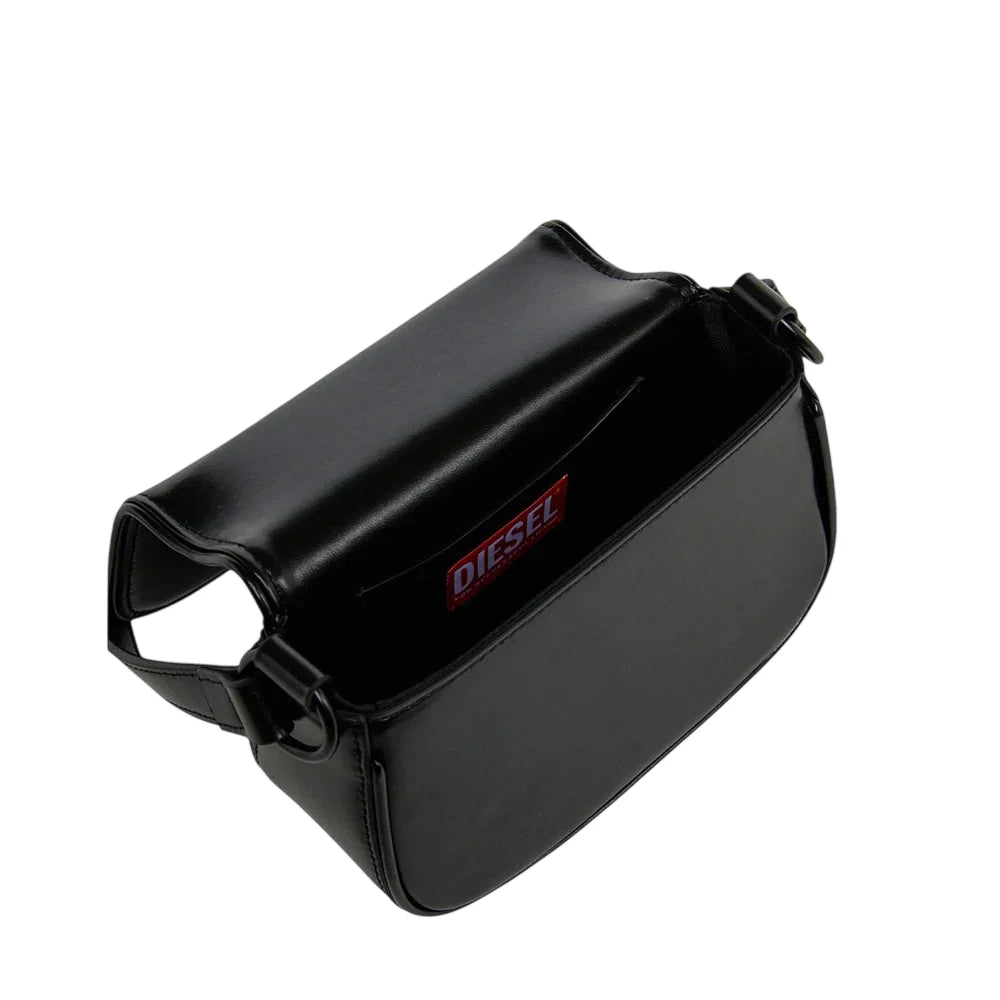 Diesel borsa a tracolla bambina in ecopelle nero