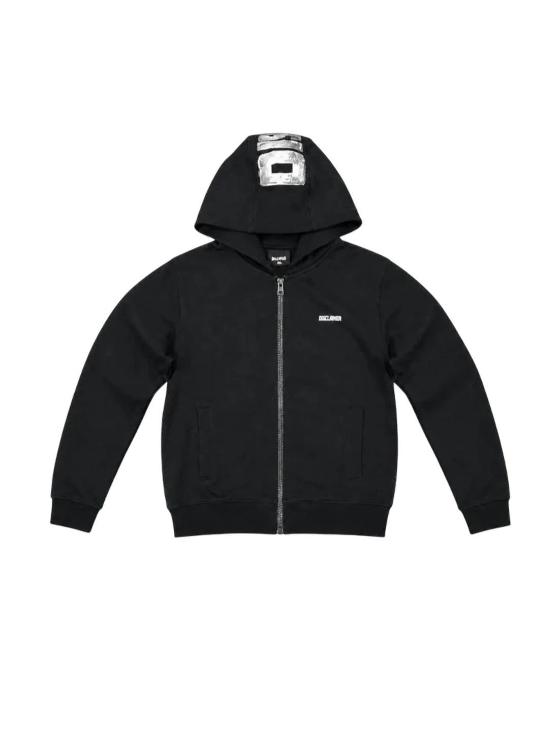 felpa bimbo con zip e cappuccio