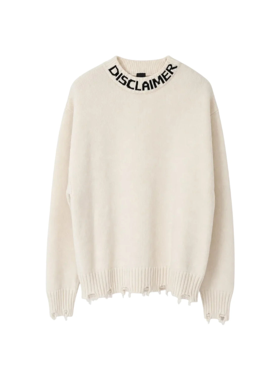 maglia tricot girocollo logato
