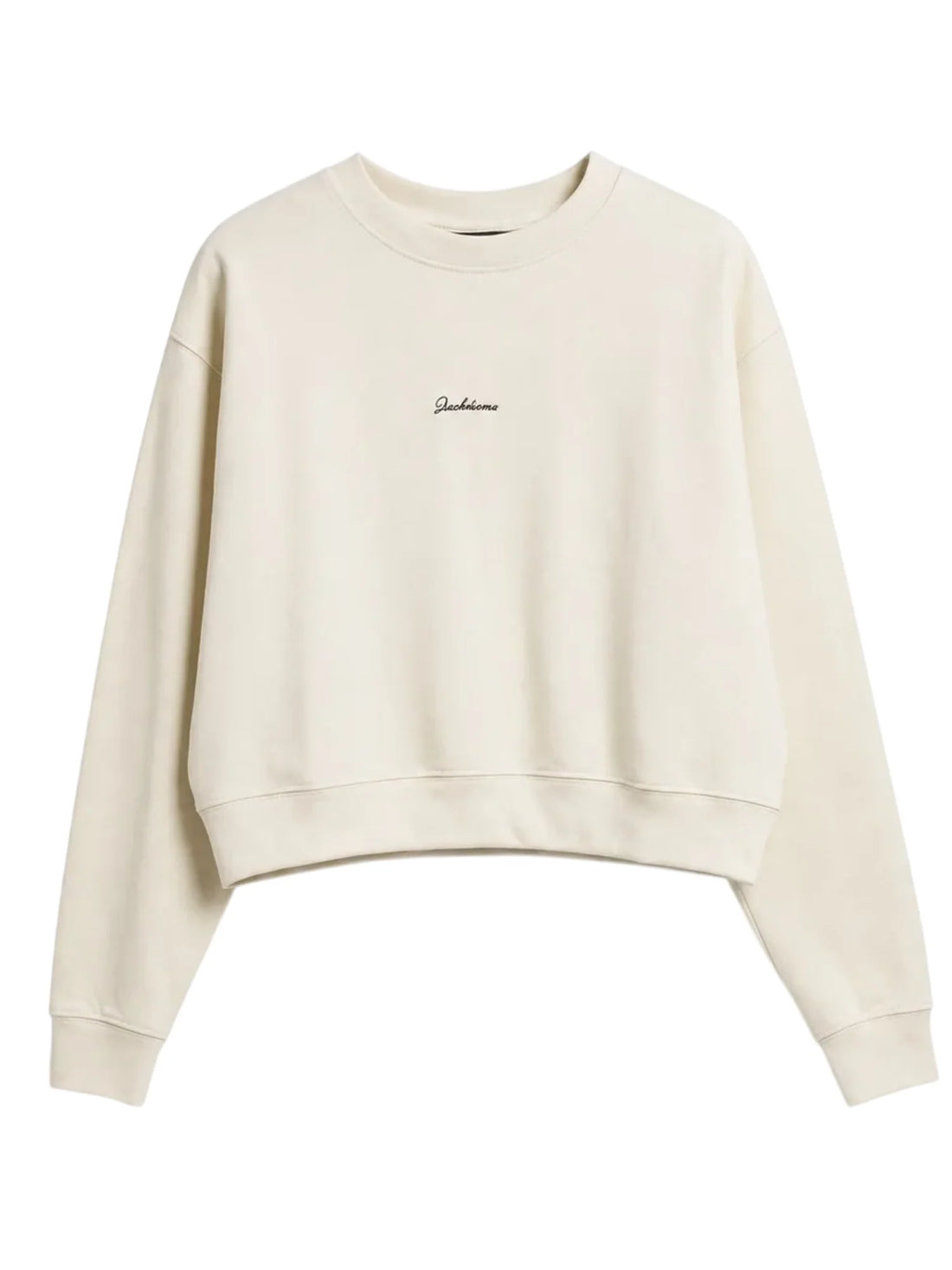 felpa crop bimba girocollo