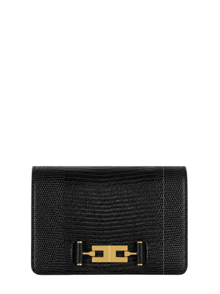 Elisabetta Franchi borsa a tracolla in ecopelle stampa lucertola nero BS09A66 110 ELISABETTA FRANCHI 
