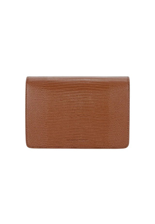 Elisabetta Franchi borsa a tracolla in ecopelle stampa lucertola cuoio BS09A66 FK3 ELISABETTA FRANCHI 