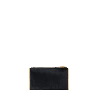 Elisabetta Franchi pochette in cavallino con dettagli metallici nero BS11A67 110 ELISABETTA FRANCHI 