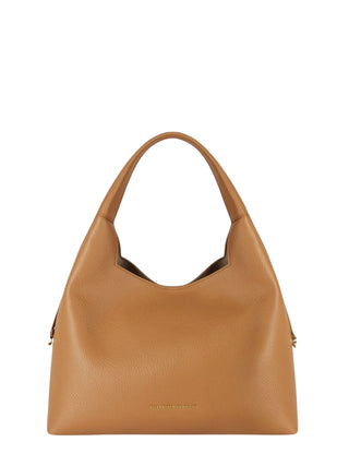 Elisabetta Franchi borsa hobo in ecopelle martellata con charms cuoio BS23A66 AI6 ELISABETTA FRANCHI 