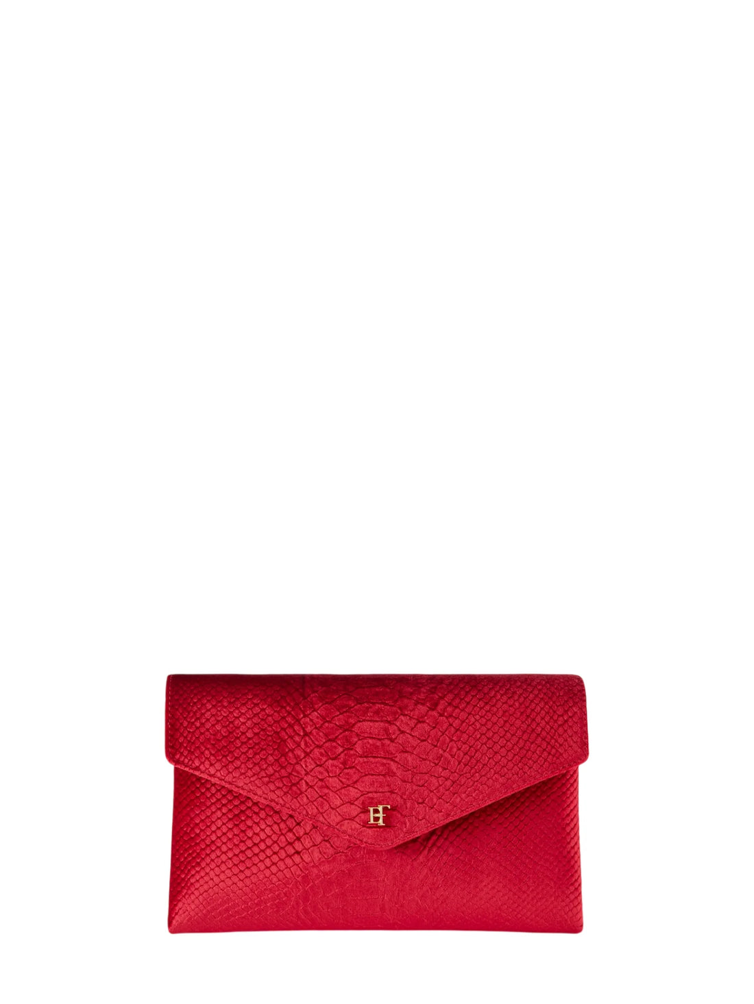Elisabetta Franchi borsa a tracolla in velluto stampa cocco rosso
