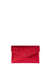 Elisabetta Franchi borsa a tracolla in velluto stampa cocco rosso