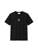 Elisabetta Franchi T-shirt donna in jersey con logo metallico nero