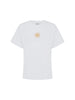 Elisabetta Franchi T-shirt donna in jersey con logo metallico panna