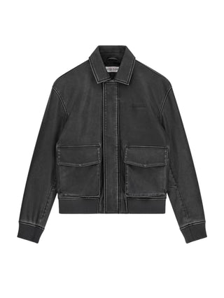 Guess giubbino uomo in ecopelle stonewashed nero M6BL71K7176 FJG4 GUESS 