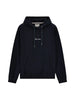 Guess felpa con cappuccio uomo ricamo logo blu