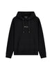 Guess felpa con cappuccio uomo ricamo logo nero