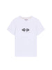 Guess T-shirt donna manica corta stampa logo bianco