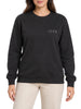 Icon felpa donna con logo glitter nero