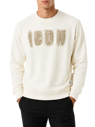 girocollo embossed IUF068 OFF WHITE ICON