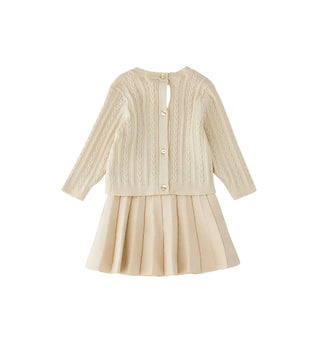 iDo completo in maglia neonata con gonna beige 4H136 0151 iDO 